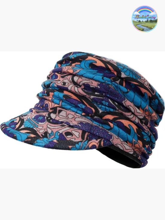 Soft Chemo Beanie Baseball Cap with Paisley Pattern main image 5